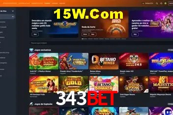 Variedade de jogos na 343BET
